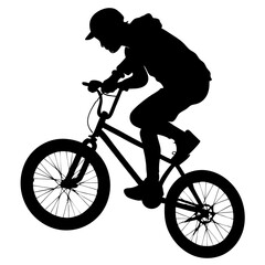 bmx silhouette
