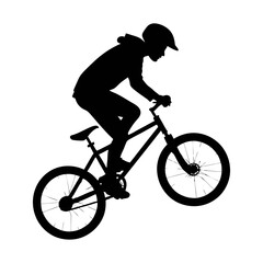 bmx silhouette