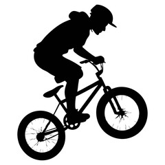 bmx silhouette