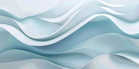 Abstract background with light blue stripes and gradient lines. Futuristic style. Aspect ratio 2:1