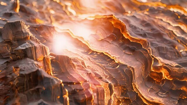Wavy Patterns This minerals texture is marked with unique wavy patterns that give it a mesmerizing appearance when illuminated.