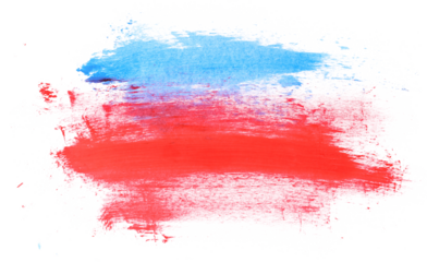  Grunge brush strokes oil paint isolated on white background