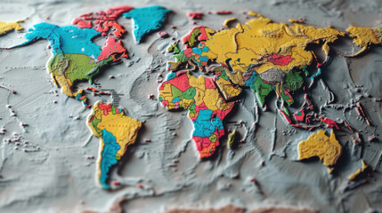 a image of a world map