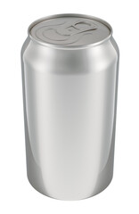 Metal drink can, Aluminum Beverage Can. 3D rendering isolated on transparent background