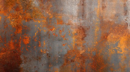 top view of rust metal surface with scratches texture