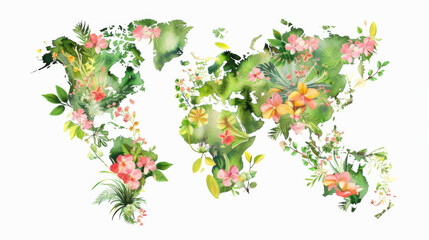 a image of a world map