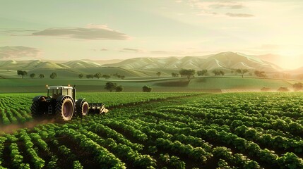AI Technology, Showcasing Smart Farming Automation and Precision Agriculture - 14