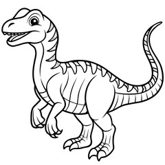 Fototapeta premium tyrannosaurus dinosaur vector illustration