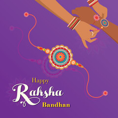 Indian holiday Raksha Bandhan or Rakhi.