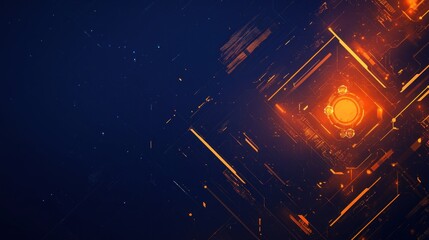 Cyber Technology Abstract Background