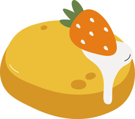 Pancake With Strawberry