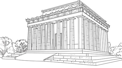 illustration, vector, architecture, landmark, travel, outline, famous, building, drawing, line, tourism, tower, design, monument, paris, art, isolated, construction, city, landscape, panorama, poster,