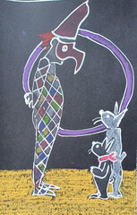 hand drawn vector illustration of a horse