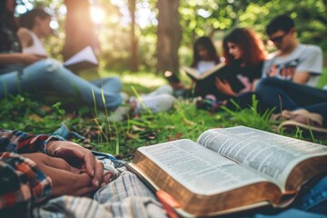 Outdoor Bible Study and Prayer Group