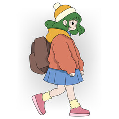 illustration of the back to school event season