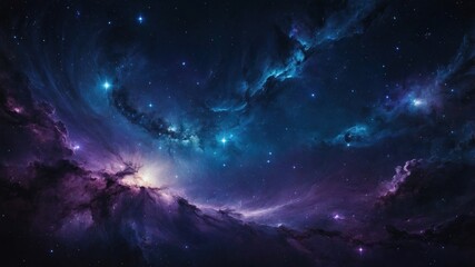 Space galaxy admiring wallpaper