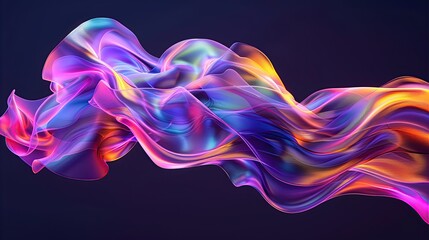 Futuristic Wave Design Background for Creative Projects