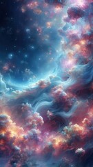 Fototapeta premium Beautiful wallpaper dark space with rays of light