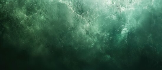 Obraz premium banner web design space background green deep texture paper toned old background abstract green dark AI generated