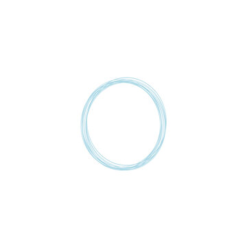 recommend clip art: An abstract grunge scribble circular shape outline design element.