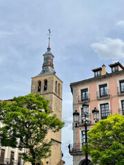 Medieval constructions in Spanish town.
