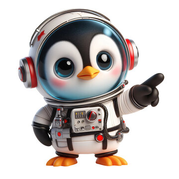 recommend clip art: Cute king penguin black & white adorable polar cartoon artwork