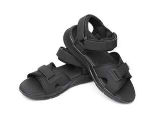 Sandals on white background