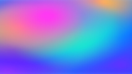 Abstract colorful gradient background. Glittering, hologram effect, Holographic backdrop, fantasy and festive blur