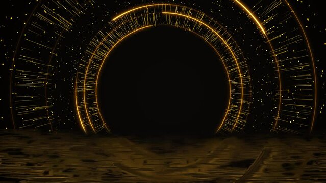Platform product displaying Empty modern stage display composition podium display animation. presentation podium lighting ceremony Merry Christmas award ceremony, holiday, New Year's party