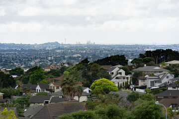 Obraz premium View of East & Central Auckland from Manukau