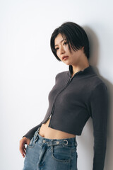 女性のファッションポートレート