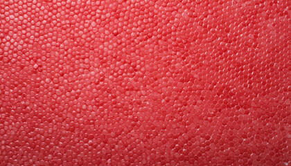 Fototapeta premium Closeup of red colored polystyrene foam texture