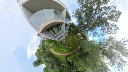 City of Dubrovnik Croatia with city walls streets and harbor