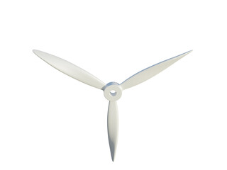 Realistic modern propeller. 3d render.