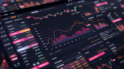 Comprehensive Dashboard with Various Data and Charts
