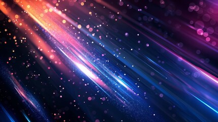  Abstract Light Streaks and Particles in Motion