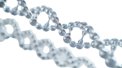 Structure DNA on white background