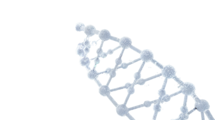 Structure DNA on white background