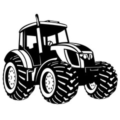 Driving Tractor