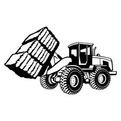 Farm Wheel Loader Heavy Equipment Farming Wheel Loader