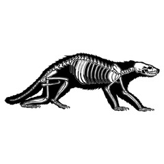 Ferret Skeleton Ferret Forest Animals Ferret