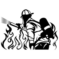 Firefighter Fire Hose