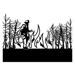 Firefighter Forest Fire