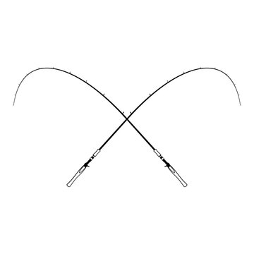recommend clip art: Fishing Rod Logo