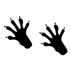 Footprint Beaver Paws © VektorzDesign