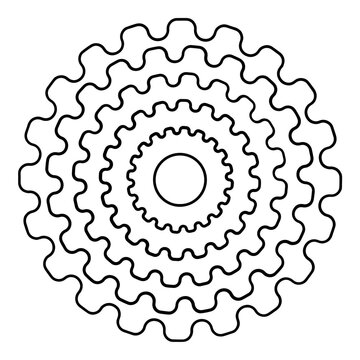 recommend clip art: Gear Outline