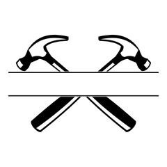 Hammer Split Monogram Logo