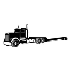 Heavy Equipment Truck Lowboy Trailer