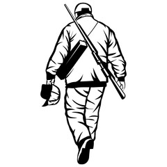 Hunting Collection Hunter Walking