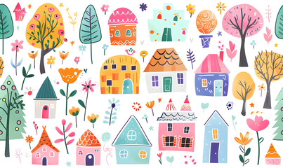 cartoon illustrator card or background .
